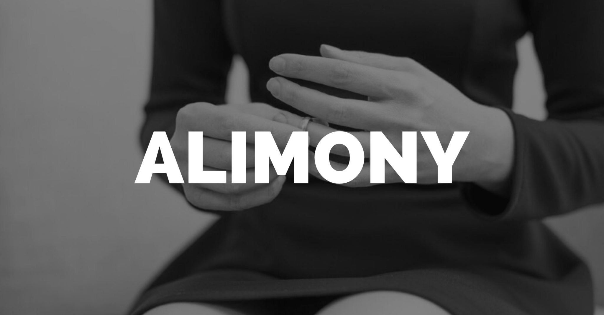 How do courts determine alimony payments?