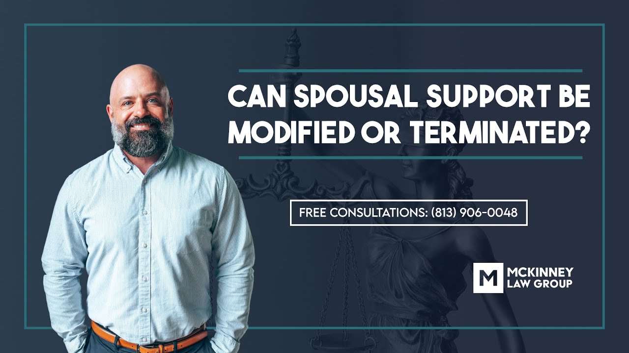 Can spousal support be modified or terminated? – The McKinney Law Group