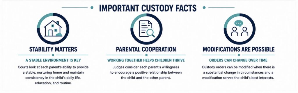 IMPORTANT CUSTODY FACTS