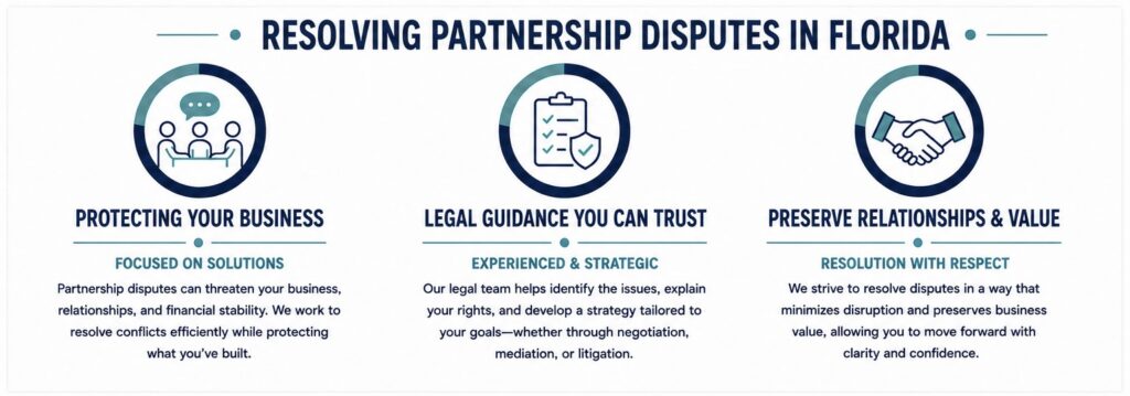 Resolving Partnership Disputes in FL Statistic