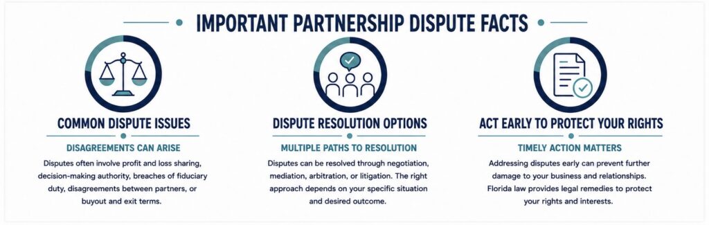 Important Partnership Dispute Facts