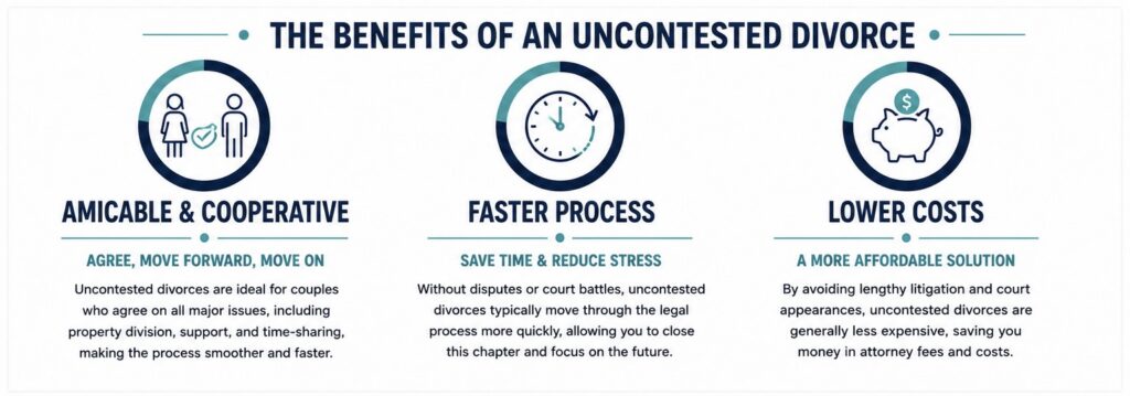 THE BENEFITS OF AN UNCONTESTED DIVORCE