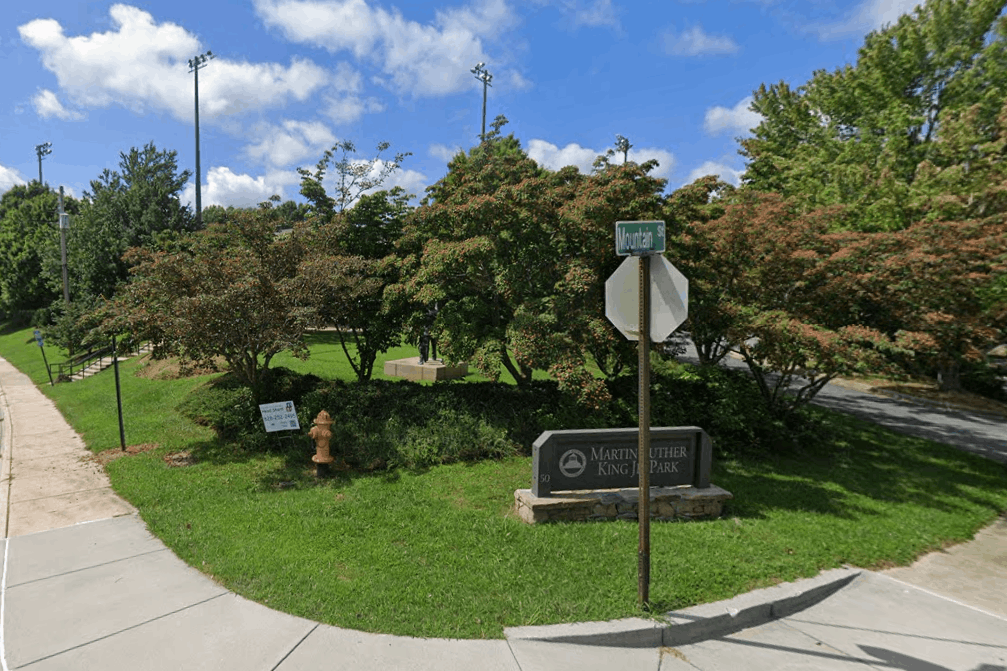 Martin Luther King Jr Park Asheville NC geo